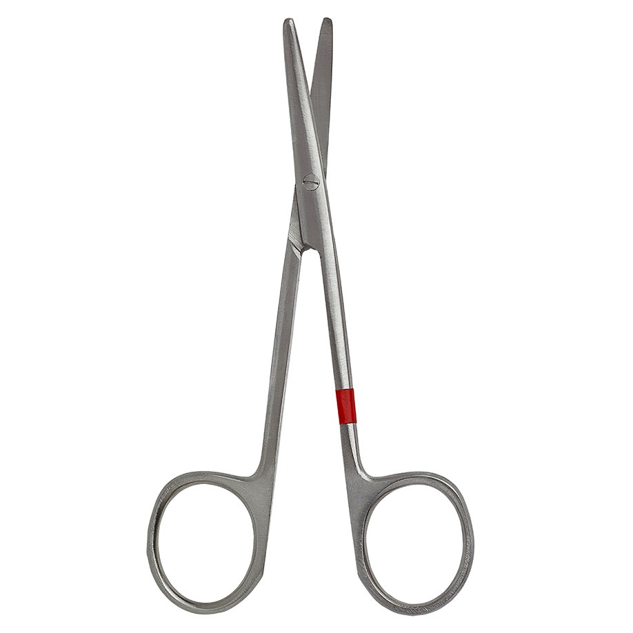 Präparierschere, stumpf/stumpf, gebogen 11,5 cm zum Einmalgebrauch (25 Stck.)