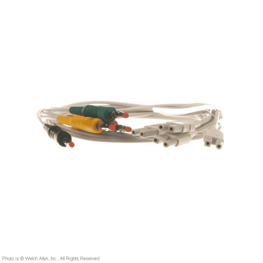 Ersatz-Elektrodenkabelset WAM/AM12 Extremitäten, IEC-Bananenstecker, grau
