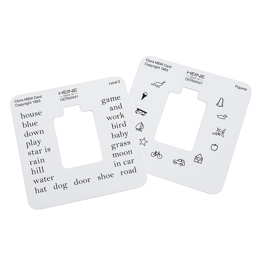 Fixationskarten für BETA 200 LED Skiaskop