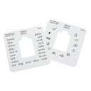 Fixationskarten für BETA 200 LED Skiaskop