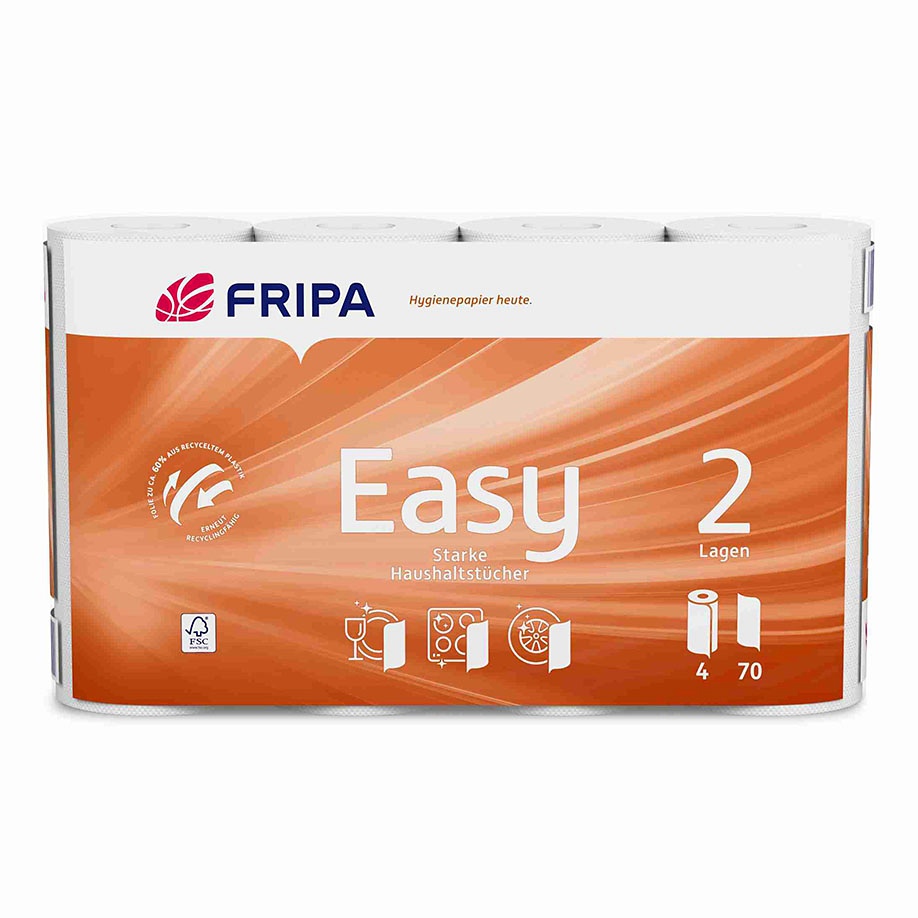 [FRI 3072002] Fripa - Easy Haushaltstücher 2-lagig (6 Pack à 4 x 70 Bl.)