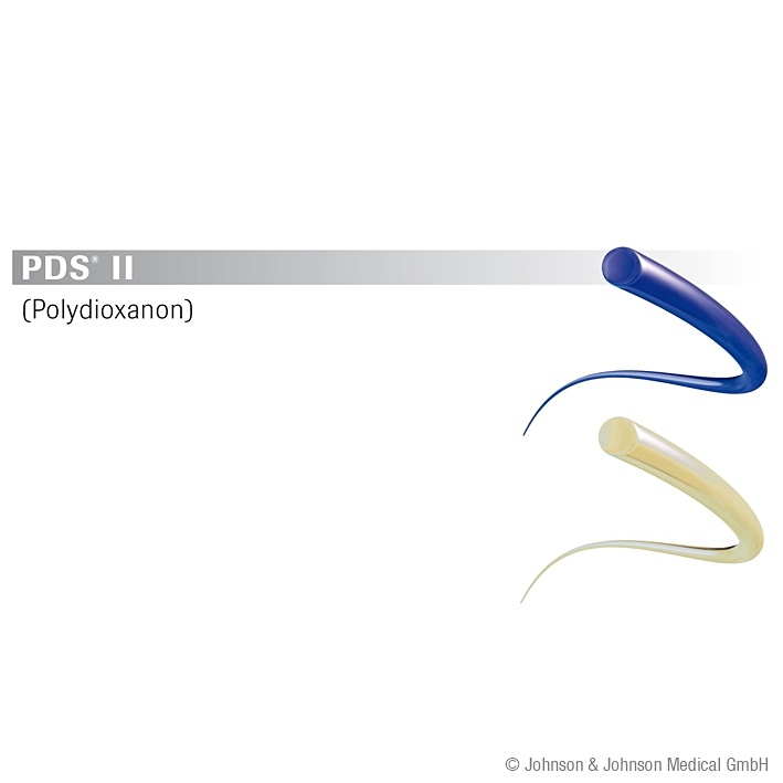 PDS II 2 x ST4 4/0=1,5 violett monofil Nahtmaterial Fadenlänge 35 cm (24 Stck.)