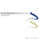 PDS II 2 x ST4 4/0=1,5 violett monofil Nahtmaterial Fadenlänge 35 cm (24 Stck.)
