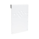 Halteblech für Geräteschienen