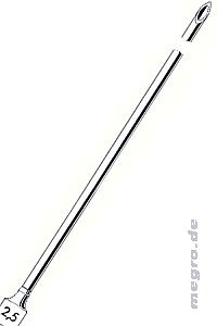 [KRA 1410LL-25] Punktions-u. Anästhesiekanülen 1410 LL Gr. 25, Ø 2,5 mm, 100 mm lang, unsteril