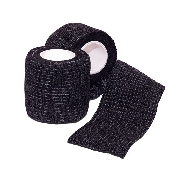 [UGV 9545] Unigloves Griff Bandagen schwarz 5 cm x 4,5 m (12 Stck.)