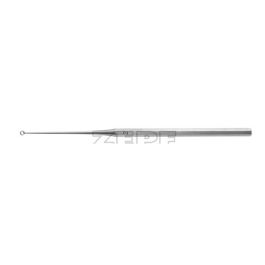[ZEP 44-1105-02] Buck Ohrkürette, gebogen, stumpf Fig. 2 Ø 3 mm