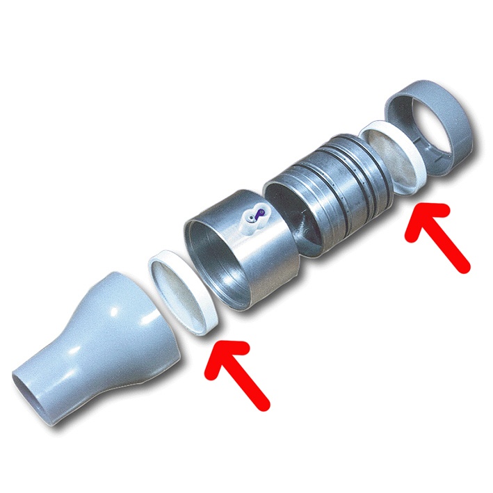 Messkopfsiebe für Pneumotrac's ALPHA IV, Touch (10 Stck.)