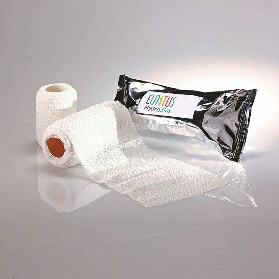 ELASTUS-HydroZink Stütz- und Entlastungsbinden 8 cm x 7 m (10 Stck.)
