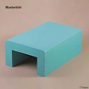 Beinlagerungstunnel für die Seitenlage 60 x 39 x 22 cm, atollblau, phthalatfrei