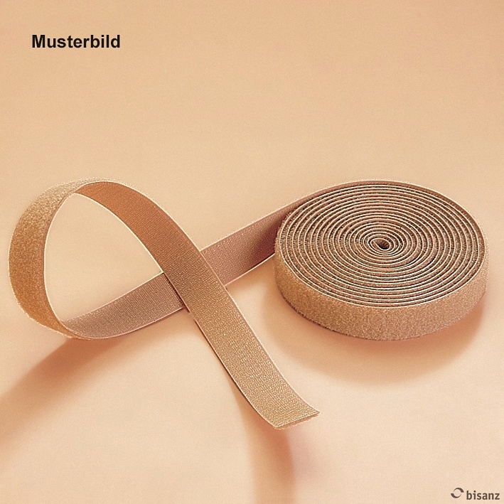 [BIS 1040003-2] Back to Back Klettband 25 m x 50 mm