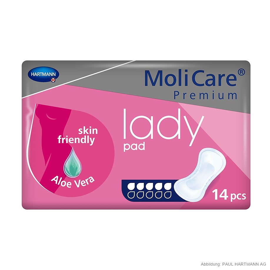 [HAP 168051] MoliCare Premium lady pad 5 Tropfen Inkontinenzeinlagen (14 Stck.)