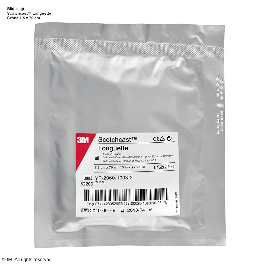 [DMM 82202] 3M Scotchcast Longuetten Dreilagig, 12,5 x 90 cm (10 Stck.)