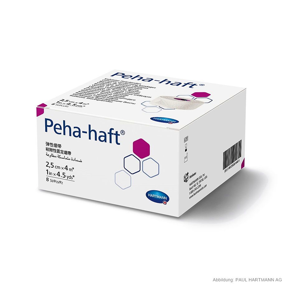 [HAP 300037] Peha-haft Fixierbinden 4 m x 2,5 cm, lose (8 Stck.)