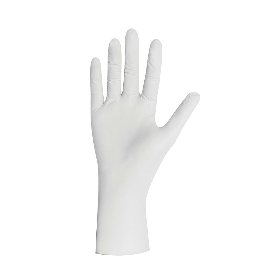 [UGV GP0022] White Pearl Nitril U.-Handschuhe Gr. S Unsteril puderfrei weiß (100 Stck.)