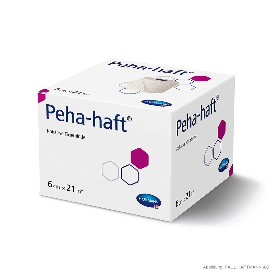 [HAP 300070] Peha-haft Fixierbinde 21 m x 6 cm, einzeln verpackt