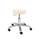 Drehhocker PENNY Manus Midi, beige Mit harten Rollen