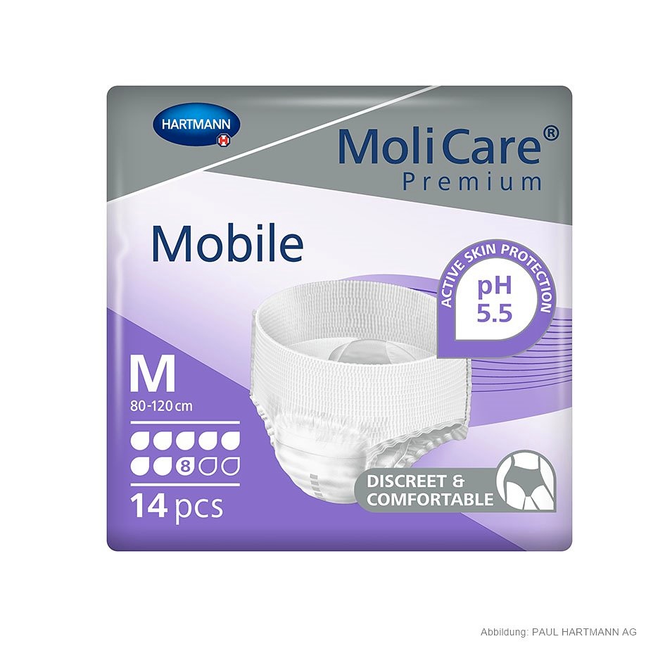[HAP 166030] MoliCare Premium Mobile 8 Tropfen Inkontinenzslips Gr. M (14 Stck.)