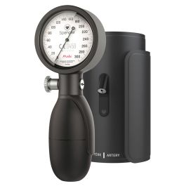 [SPE SP.513702] Mobi Blutdruckmessgerät, carbon, mit Klettenmanschette für Erwachsene Gr. M