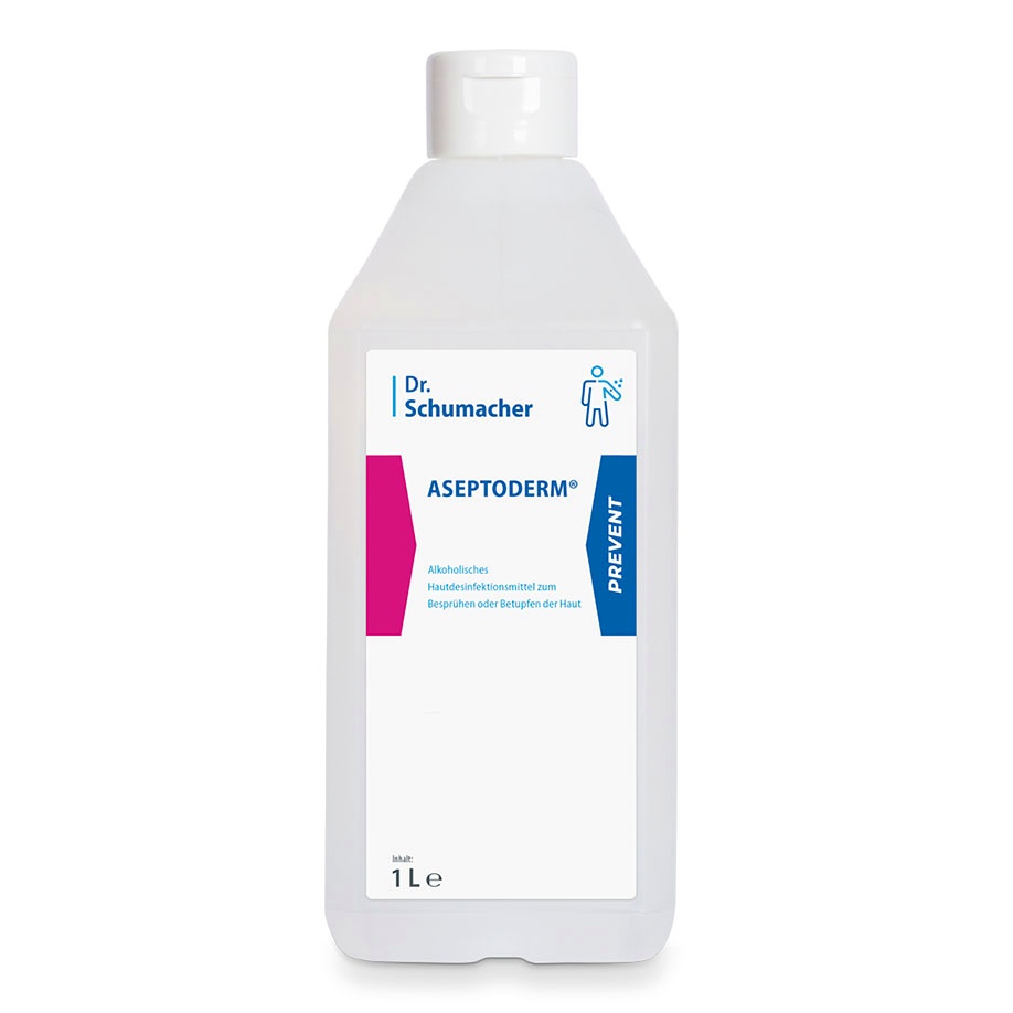 Aseptoderm farblos 1 Ltr. Descoflexflasche Hautdesinfektion