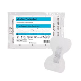 [SÖH 1009181] Aluderm-aluplast Fingergelenkverband Elastisch ca. 4,0 x 7,2 cm (10 Stck.)