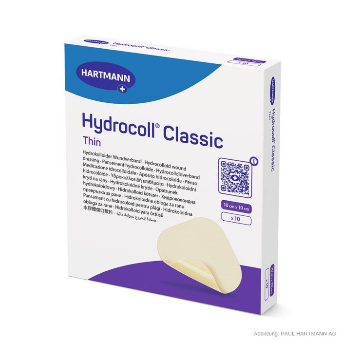 [HAP 536120] Hydrocoll Classic Thin Wundverband Steril, 10 x 10 cm (10 Stck.)