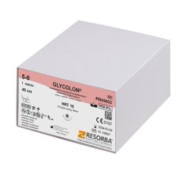 GLYCOLON HRT 16 5/0=1 violett Nahtmaterial Fadenlänge 45 cm (24 Stck.)