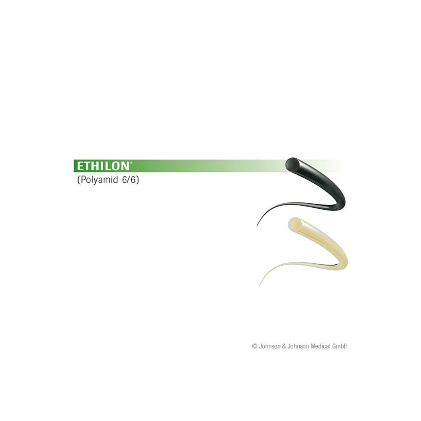 ETHILON FS 3/0=2 schwarz monofil Nahtmaterial Fadenlänge 45 cm (12 Stck.)