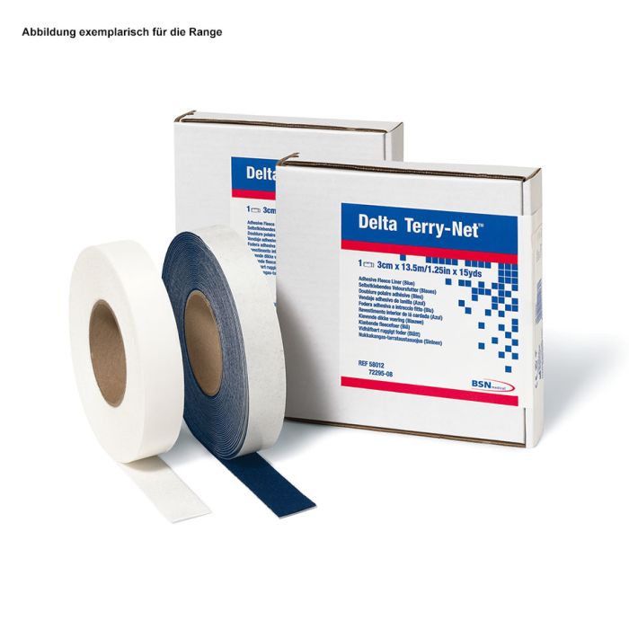 Delta Terry-Net selbstklebendes Randpolster, 13,5 m x 3 cm, schwarz