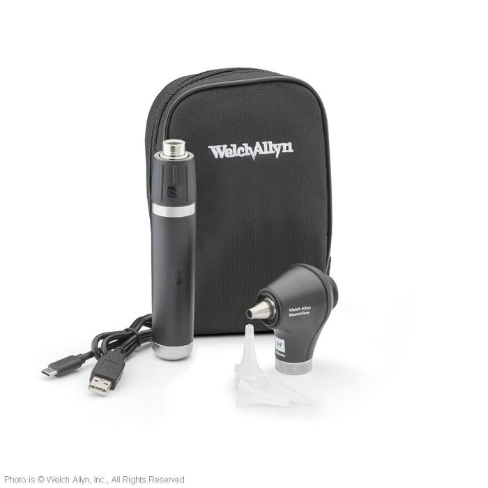 [WLA 71-XM2LXES] Diagnostik-Set 3,5 V mit MacroView Basic Otoskop im Softcase
