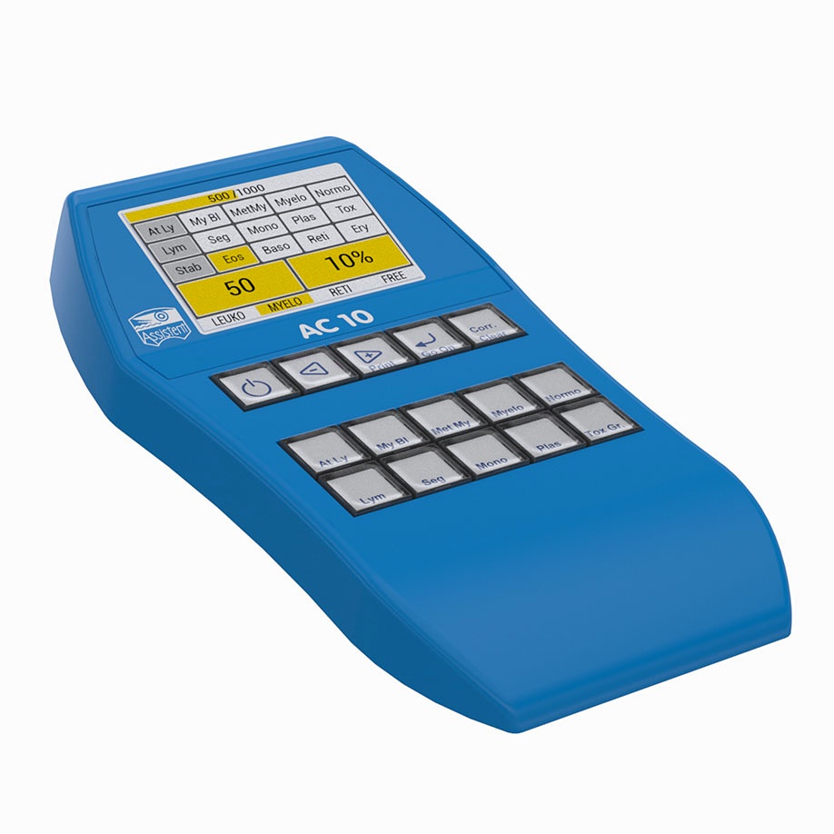 [HCT 40345010] COUNTER elektronisches Blutbildzählgerät AC-10 mit 10 Zähltasten-neue Ausführung