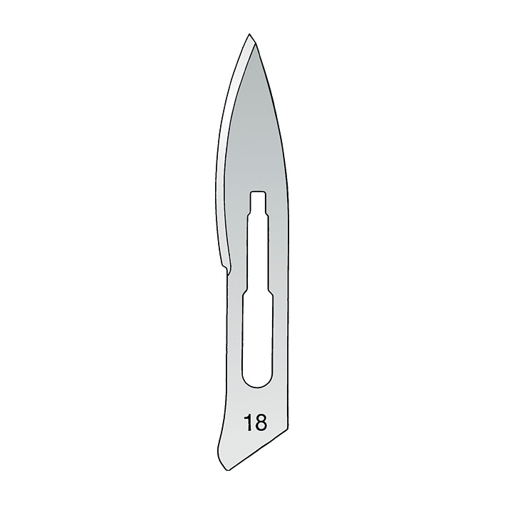 [MAR 101551804] Einmal-Skalpellklingen martin Fig. 18 Steril (100 Stck.)