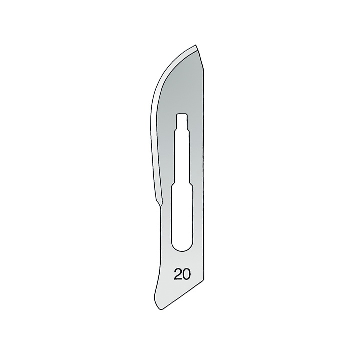 [MAR 101552004] Einmal-Skalpellklingen martin Fig. 20 Steril (100 Stck.)