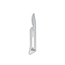 Einmal-Skalpellklingen martin Fig. 15C Steril (100 Stck.)
