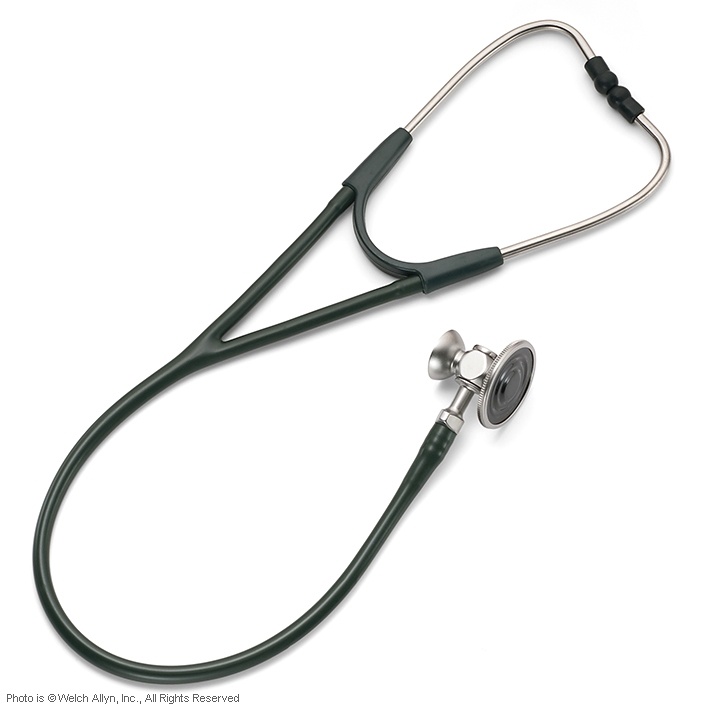 [WLA 5079-328] Harvey DLX Doppelkopfstethoskop 71 cm (28''), waldgrün
