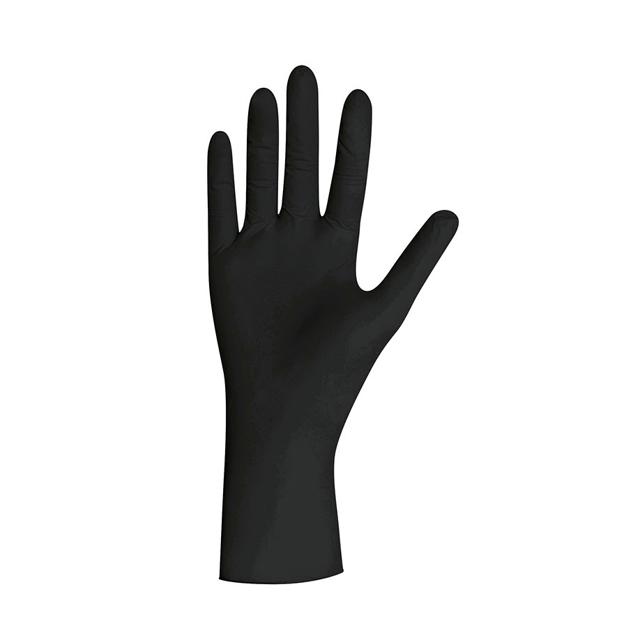 [UGV GP0035] Black Pearl Nitril U.-Handschuhe Gr. XL Unsteril puderfrei schwarz (100 Stck.)