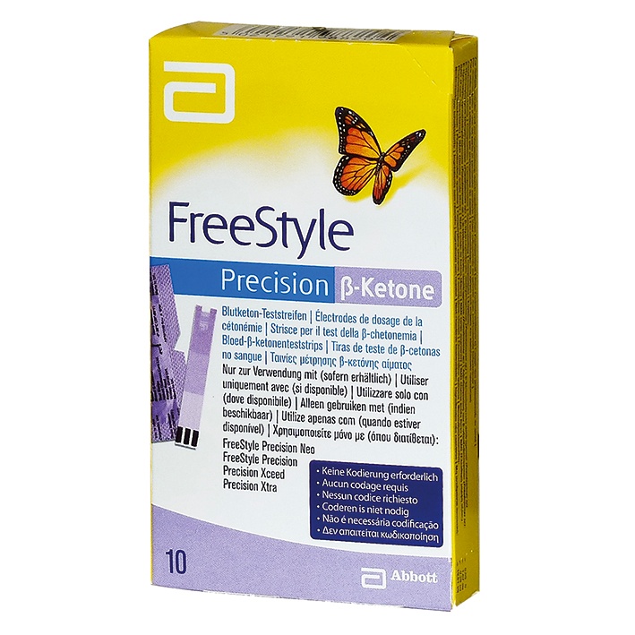 FreeStyle Precision ß-Keton Blutketonteststreifen (10 T.)