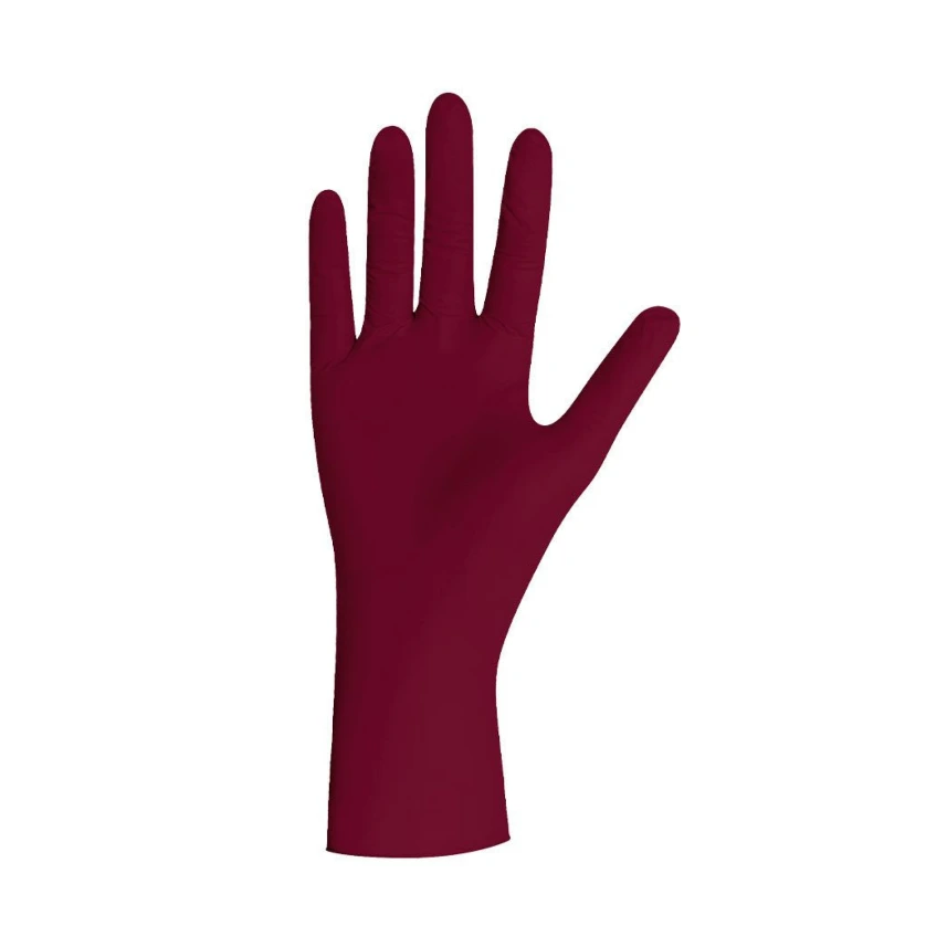 [UGV GP0123] Burgundy Pearl Nitril U.-Handschuhe Gr. M unsteril puderfrei (100 Stck.)