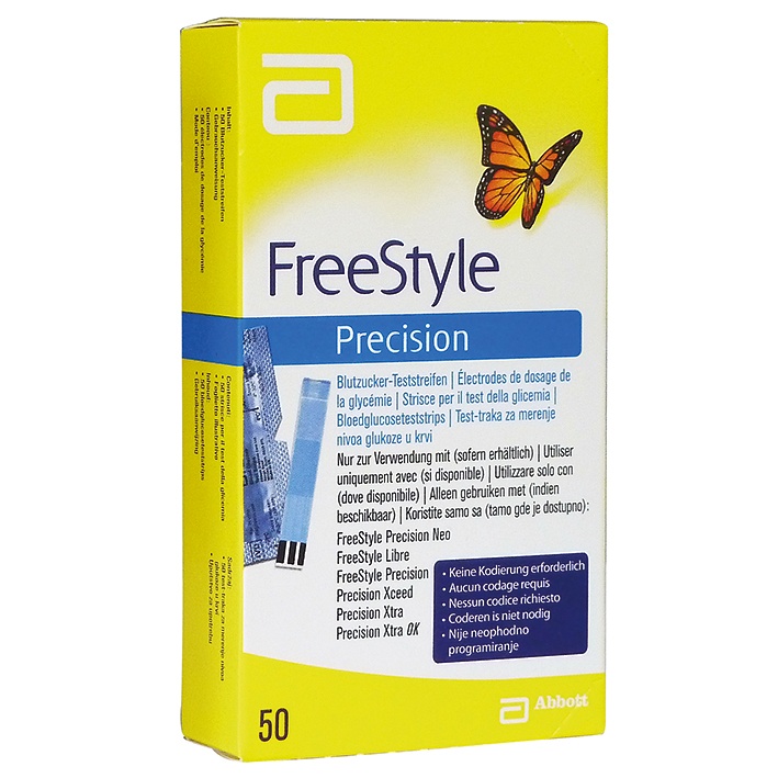 [EXA 7865801] FreeStyle Precision Blutzuckerteststreifen (50 T.)