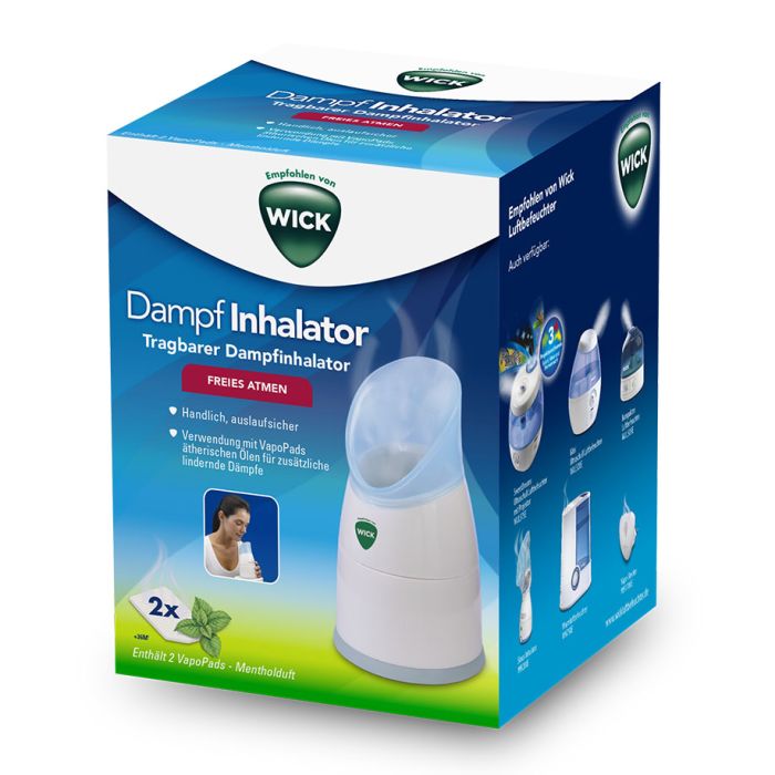 WICK Dampf-Inhalator W1300V1 Weiß/blau