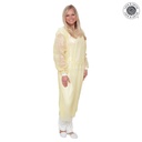 WiroREPEL KNIT PP+PE Kittel Mit Strickbündchen gelb XL (10 Stck.)