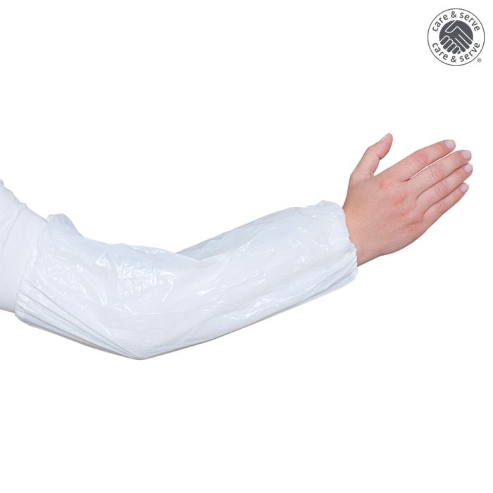 [WIR 45100301] WiroPIPE PE Armschoner weiß, ca. 18 µm Ca. 20 x 40 cm (100 Stck.)