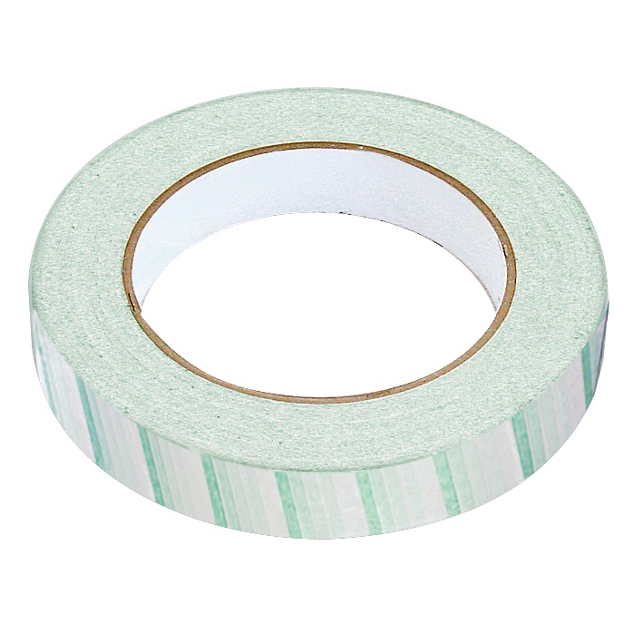 [STE 01130] Sterilisationsklebeband Mit Indikator Dampf, 19 mm x 50 m