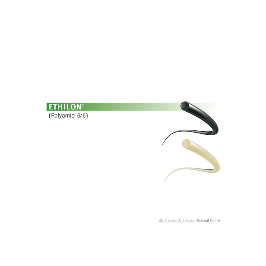 ETHILON FSL 2/0=3 schwarz monofil Nahtmaterial Fadenlänge 75 cm (36 Stck.)