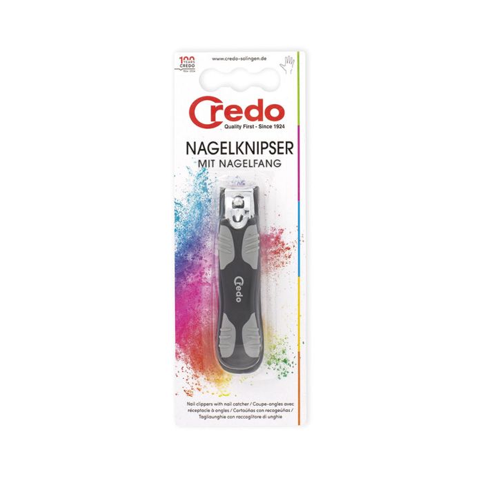 [CRE 061916] Credo Nagelknipser mit Softtouch Nagelfang, 92 mm - BlackLine