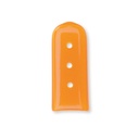 Instrumentenschutzkappen, flach, mit Luftlöchern, orange getönt (100 Stck.)