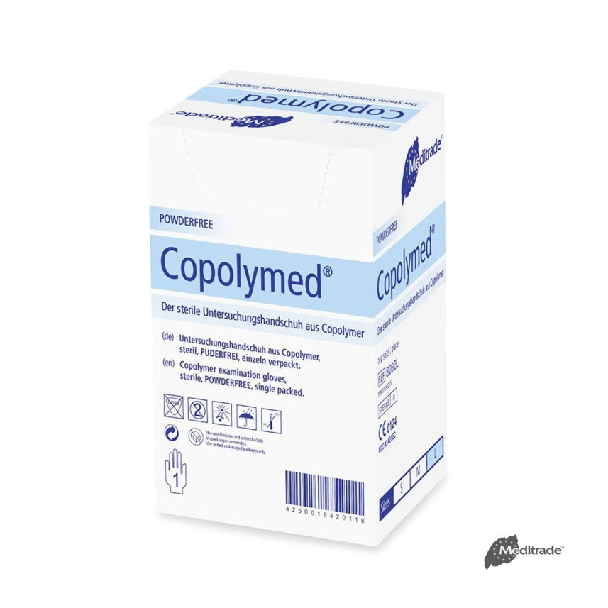 Copolymed U.-Handschuhe puderfrei Gr. M, steril (100 Stck.)