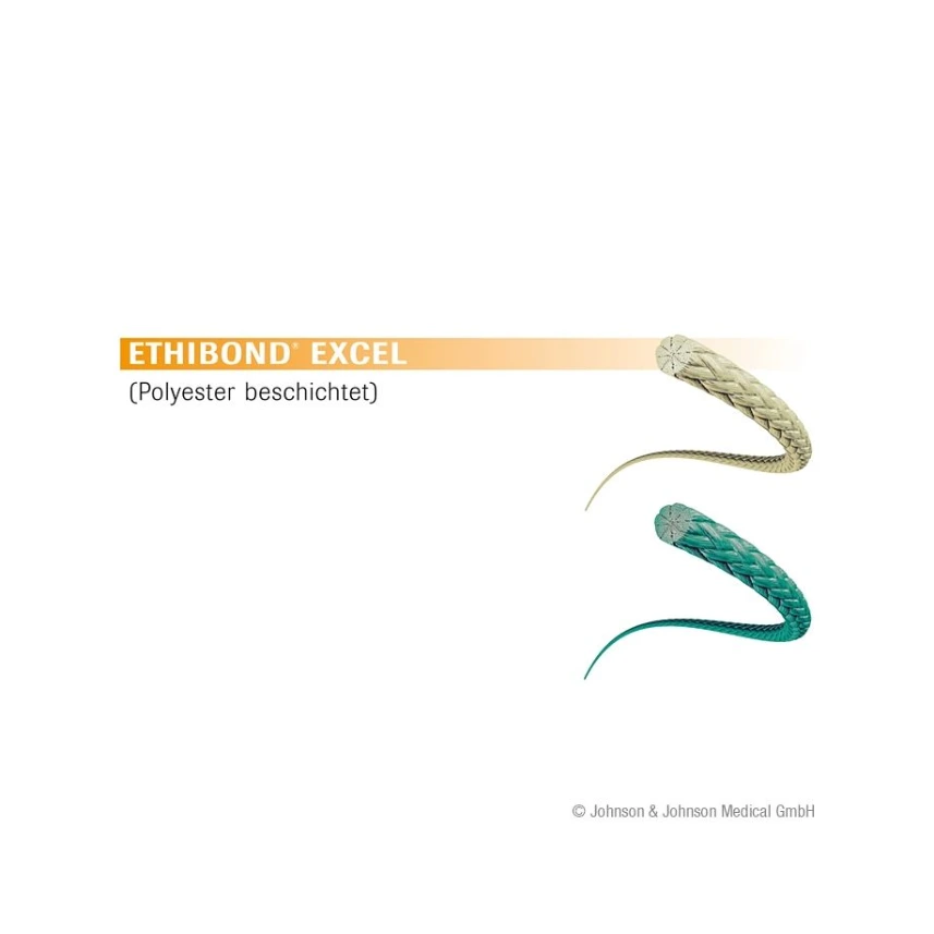 ETHIBOND EXCEL ST4 4/0=1,5 grün gefl. Nahtmaterial Fadenlänge 45 cm (12 Stck)