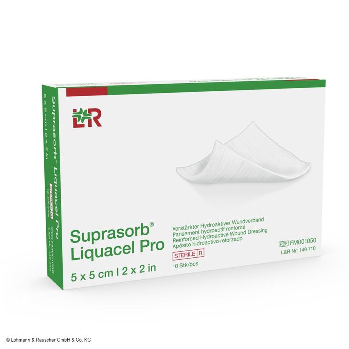 [LOH 149710] Suprasorb Liquacel Pro Kompresse Steril, 5 x 5 cm (10 Stck.)