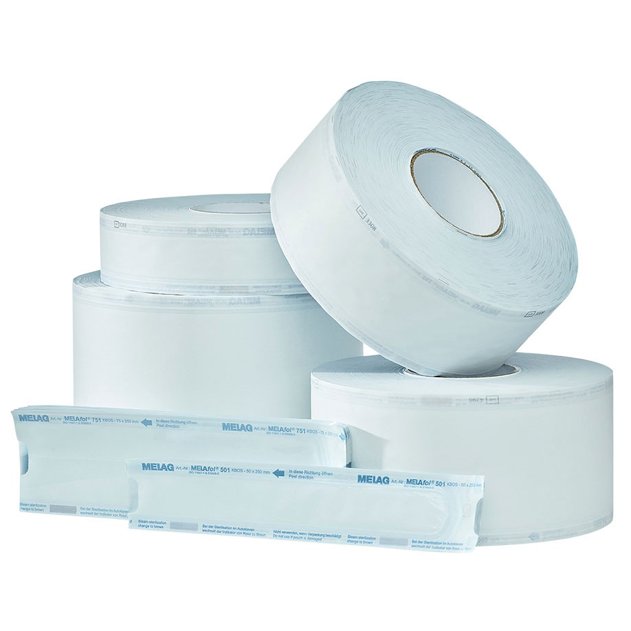 [MLG ME00538] MELAfol+ Sterilisierverpackung (Beutel, 10 x 25 cm)
